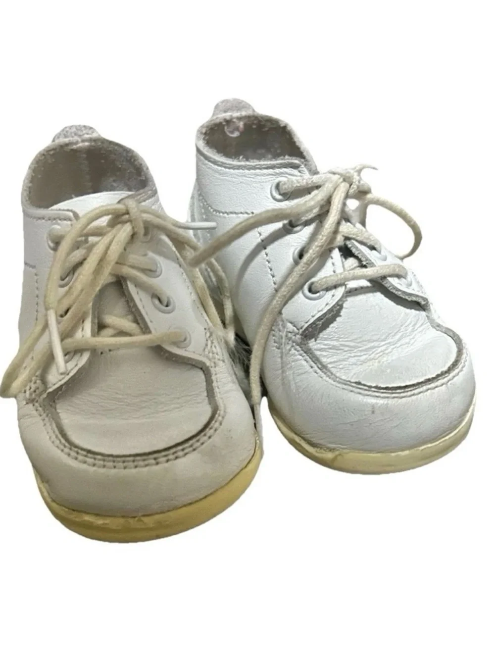 Stride Rite Baby Infant White First Walker Sneaker Shoes Size 2 - Picture 2 of 3